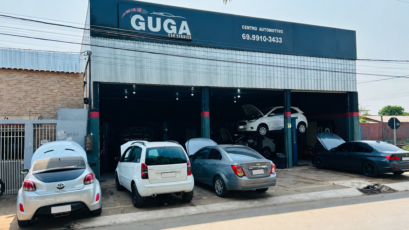Estrutura e equipe da Guga Car Service